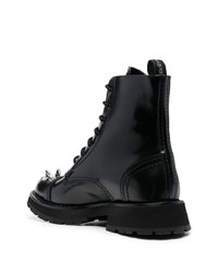 Alexander McQueen Punk Stud Leather Boots