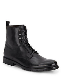 Saks Fifth Avenue Rinaldo Leather Lace Up Boots
