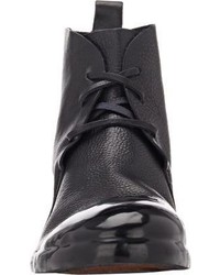 Elia Maurizi Rubber Cap Toe Boots Black