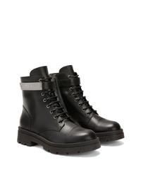 Giuseppe Zanotti Ruger Leather Ankle Boots
