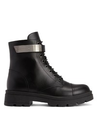 Giuseppe Zanotti Ruger Leather Ankle Boots