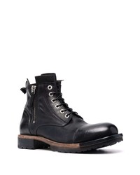 Moma Side Zip Combat Boots