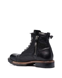 Moma Side Zip Combat Boots