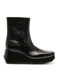 Raf Simons Square Toe Ankle Boots