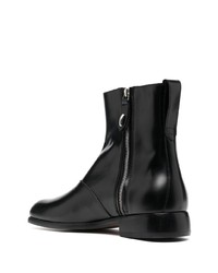 Our Legacy Square Toe Leather Ankle Boots
