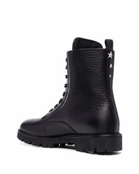 Philipp Plein Star Studded Leather Boots