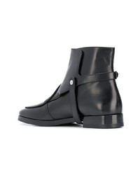 Edhen Milano Strap Detail Ankle Boots