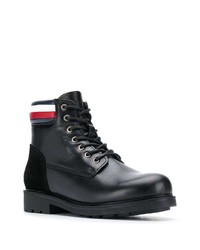 Tommy Hilfiger Stripe Detail Lace Up Boots