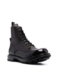 Alexander McQueen Wander Lace Up Leather Boots
