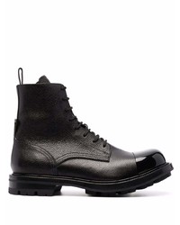 Alexander McQueen Wander Lace Up Leather Boots