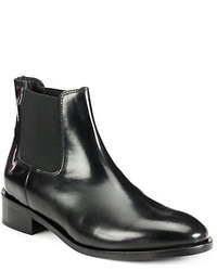 Saks Fifth Avenue 10022 Shoe Carly Leather Chelsea Boots