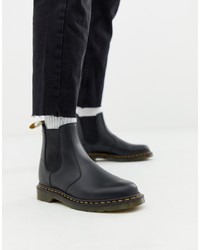 Dr. Martens 2976 Chelsea Boots In Black Smooth