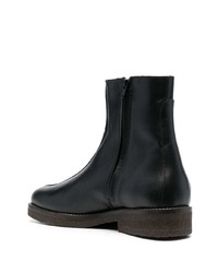 Lemaire 35mm Zip Up Leather Boots