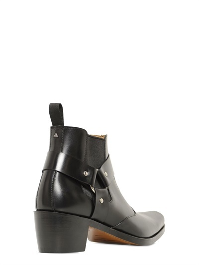 50mm Leather Chelsea Boots, $499 | LUISAVIAROMA | Lookastic