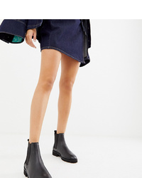 ASOS DESIGN Addie Leather Chunky Chelsea Boots