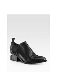 Alexander Wang Kori Leather Ankle Boots Black