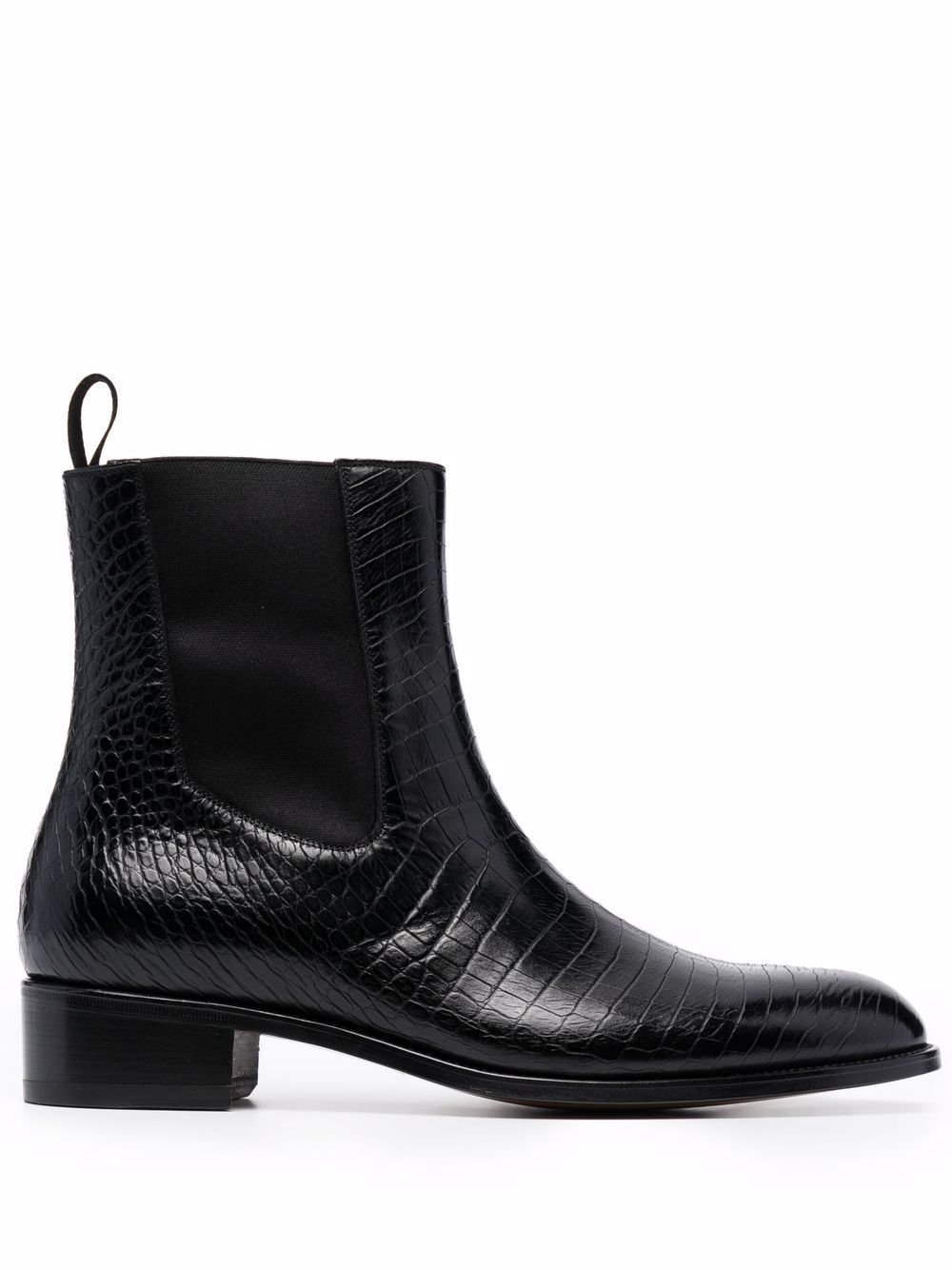 Tom Ford Alligator Print Elasticated Panel Ankle Boots, $1,990 ...