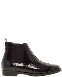 Asos Anatomy Leather Chelsea Ankle Boots Black