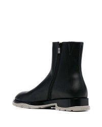 Alexander McQueen Ankle Length Leather Boots