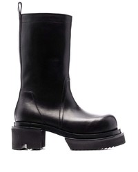 Rick Owens Ankle Length Leather Boots