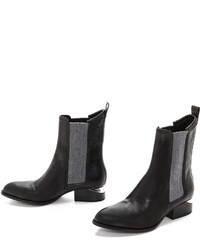 Alexander Wang Anouck Chelsea Boots With Rhodium Hardware