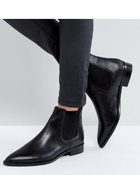 ASOS DESIGN Asos Automatic Leather Chelsea Boots Leather