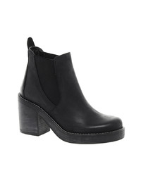 Asos Premium Above All Leather Chelsea Ankle Boots
