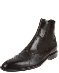 a. testoni Atestoni Leather Chelsea Boots
