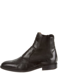 a. testoni Atestoni Leather Chelsea Boots