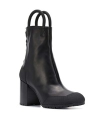 Random Identities Back Zip Boots