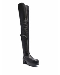 Rick Owens Bauhaus Ballast Thigh High Boots