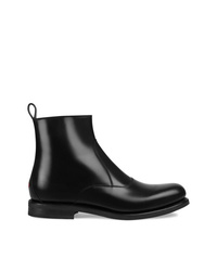 Gucci Bee Detailed Chelsea Boots