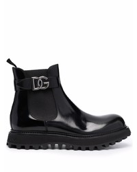 Dolce & Gabbana Bernini Leather Ankle Boots