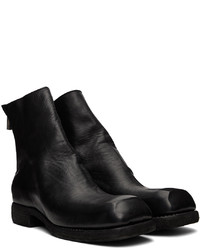 Guidi Black 79086v Zip Boots
