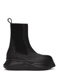 Rick Owens DRKSHDW Black Abstract Beetle Boots