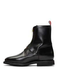 Thom Browne Black Ankle Hunting Boots