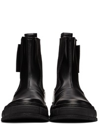 Viron Black Apple Leather 1997 Chelsea Boots