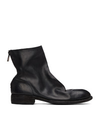 Guidi Black Back Zip Up Boots