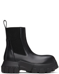 Black Leather Chelsea Boots for Men | Lookastic