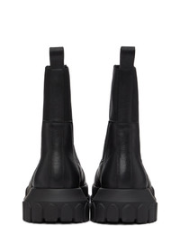 Rick Owens Black Beetle Bozo Tractor Boots