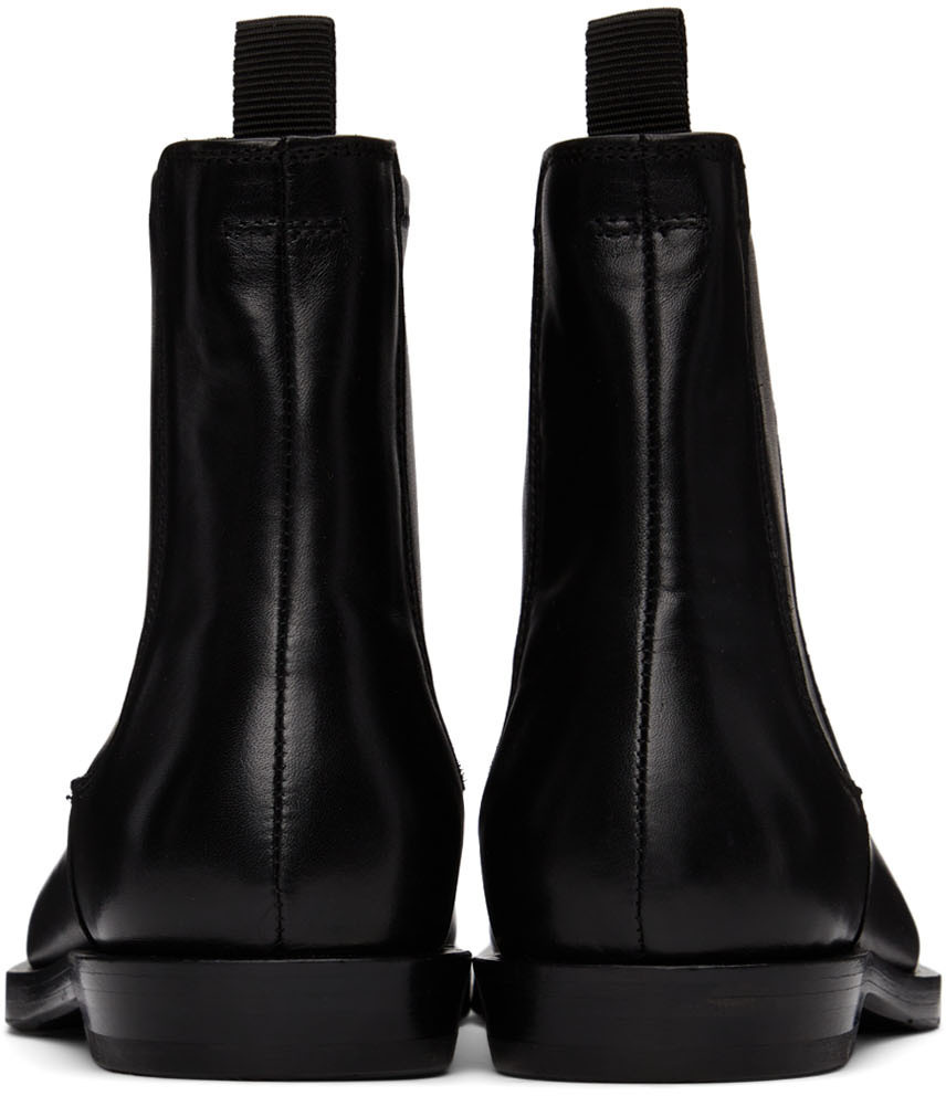 Tiger of Sweden Black Borna Boots, $415 | SSENSE | Lookastic