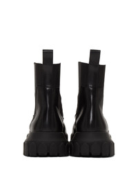 Rick Owens Black Bozo Tractor Beetle Boots