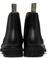Polo Ralph Lauren Black Bryson Chelsea Boots