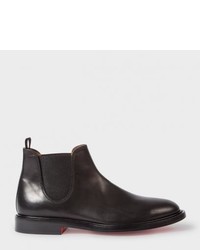 Paul Smith Black Calf Leather Drummond Chelsea Boots