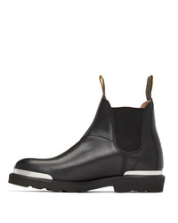 Lanvin Black Calfskin Chelsea Boots