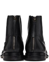 Taakk Black Carnaby Morgan Zip Up Boots