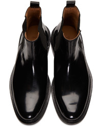 AMI Alexandre Mattiussi Black Chelsea Boots