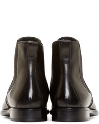 Dolce & Gabbana Black Chelsea Milano Boots