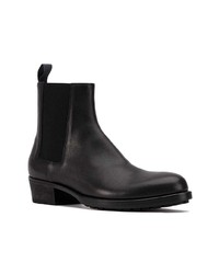 Haider Ackermann Black Classic Leather Chelsea Boots