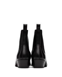 Saint Laurent Black Cole Chelsea Boots